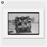 アートポスター-Telephone Lineman's Repair Truck at Casa Grande Valley Farms, Pinal County, Arizona
 - ラッセル リー Poster.