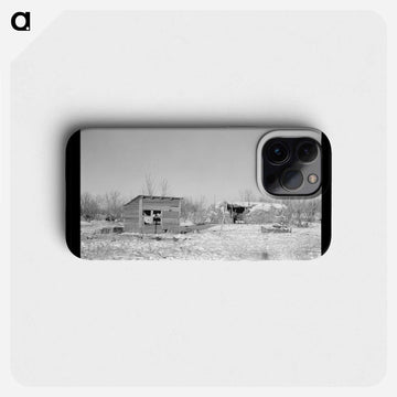 Chicken House and Cattle Barn on the William Helmke Farm
 - ラッセル リー Phone Case.