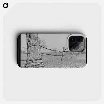 Fence of Oil Well Cable, Creek County, Oklahoma
 - ラッセル リー Phone Case.