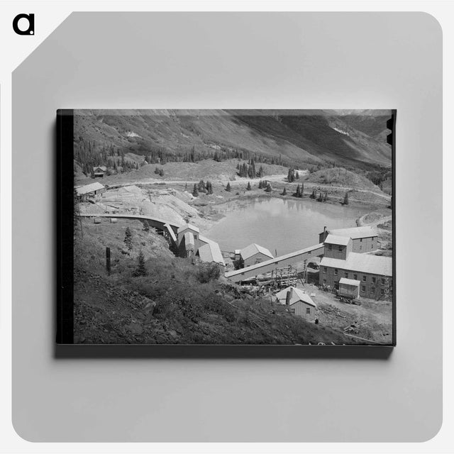 アートパネル-Active Gold Mill, San Juan County, Colorado
 - ラッセル リー Canvas.