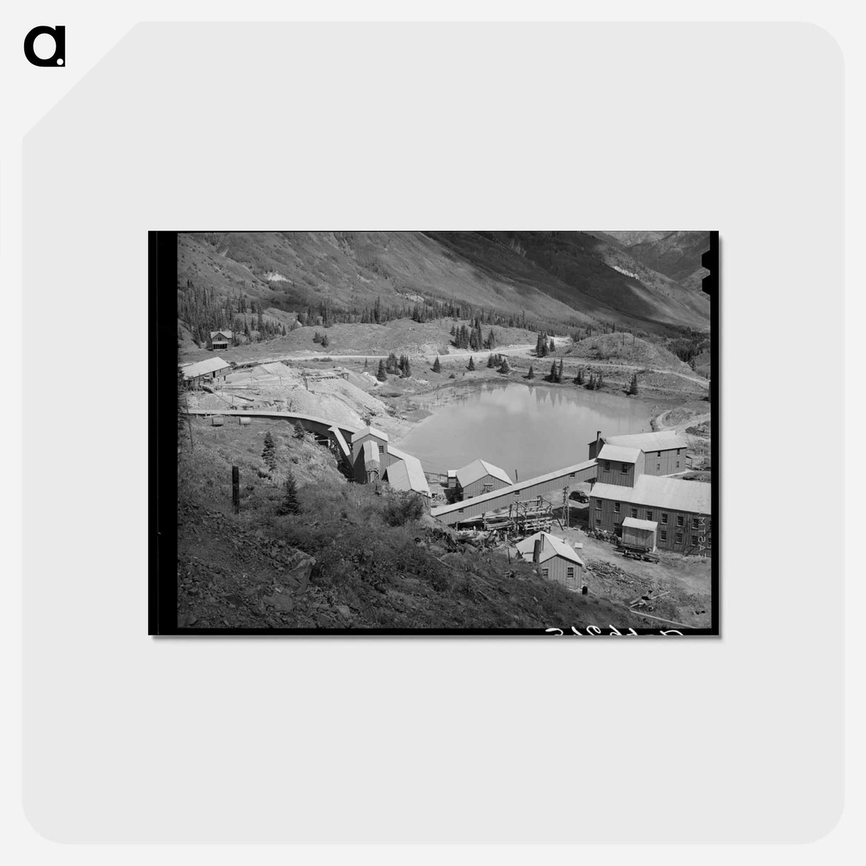 アートポストカード-Active Gold Mill, San Juan County, Colorado
 - ラッセル リー Postcard.