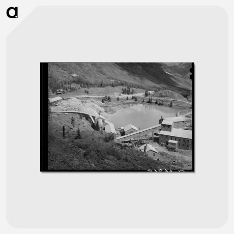 アートポストカード-Active Gold Mill, San Juan County, Colorado
 - ラッセル リー Postcard.