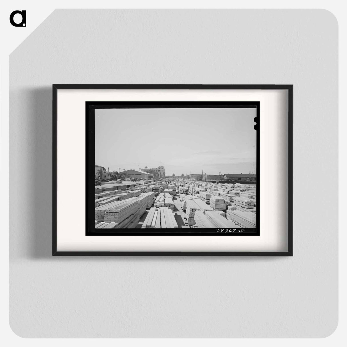 アートポスター-Lumber Stack, Pacific Highway, San Diego
 - ラッセル リー Poster.