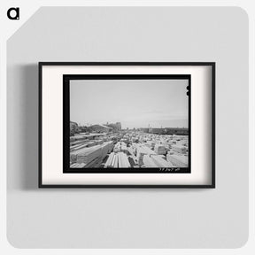 アートポスター-Lumber Stack, Pacific Highway, San Diego
 - ラッセル リー Poster.