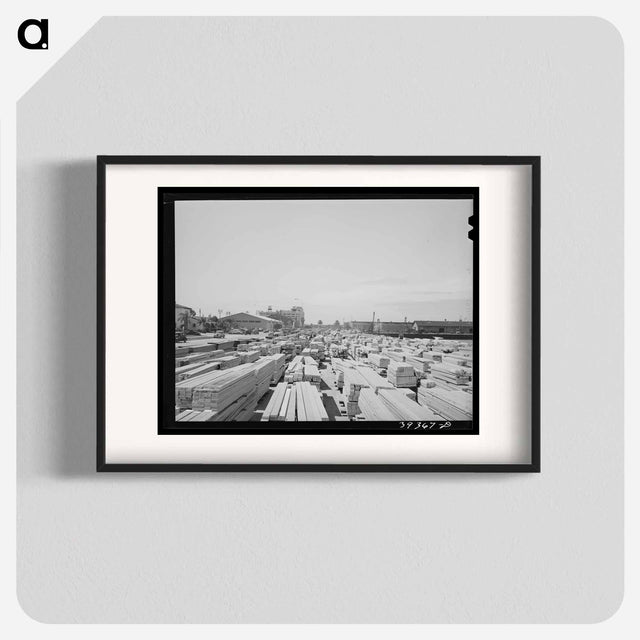 アートポスター-Lumber Stack, Pacific Highway, San Diego
 - ラッセル リー Poster.