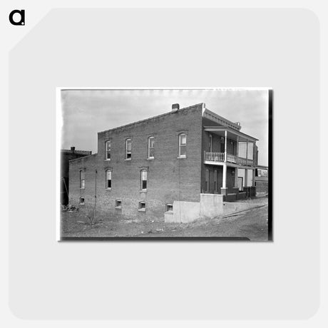 アートポストカード-Rawlings Tavern, Shawneetown, Illinois
 - ラッセル リー Postcard.