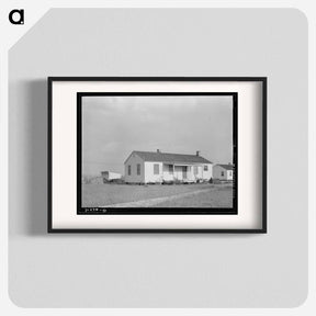 アートポスター-Types of House, Lake Dick Project, Arkansas
 - ラッセル リー Poster.