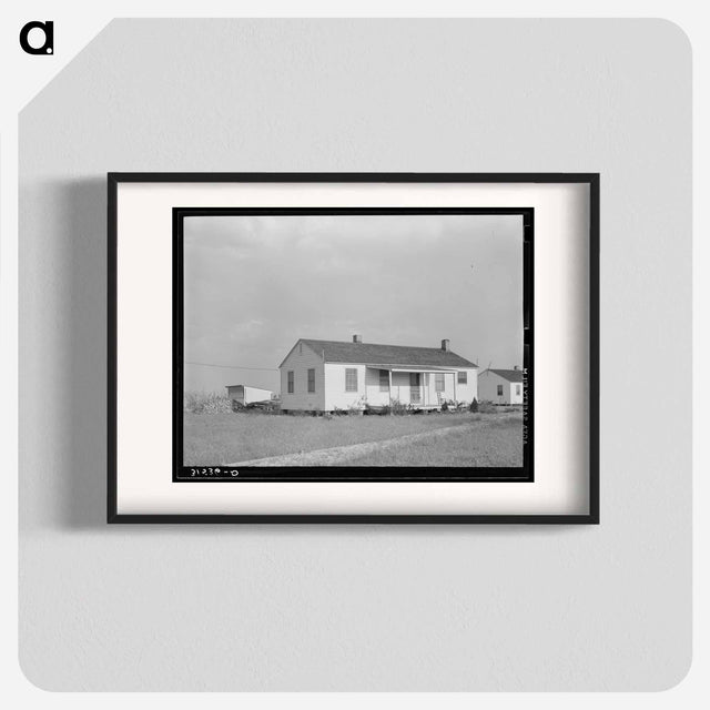 アートポスター-Types of House, Lake Dick Project, Arkansas
 - ラッセル リー Poster.