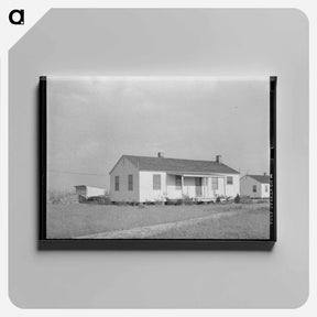アートパネル-Types of House, Lake Dick Project, Arkansas
 - ラッセル リー Canvas.
