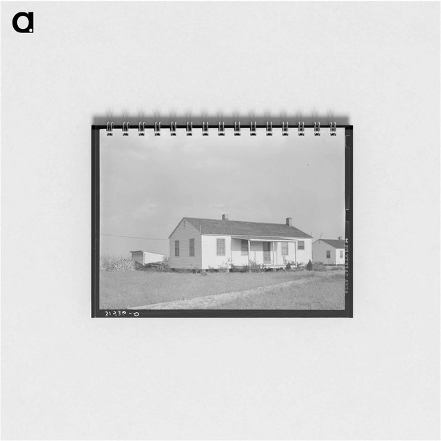 アートメモ帳-Types of House, Lake Dick Project, Arkansas
 - ラッセル リー Memo.