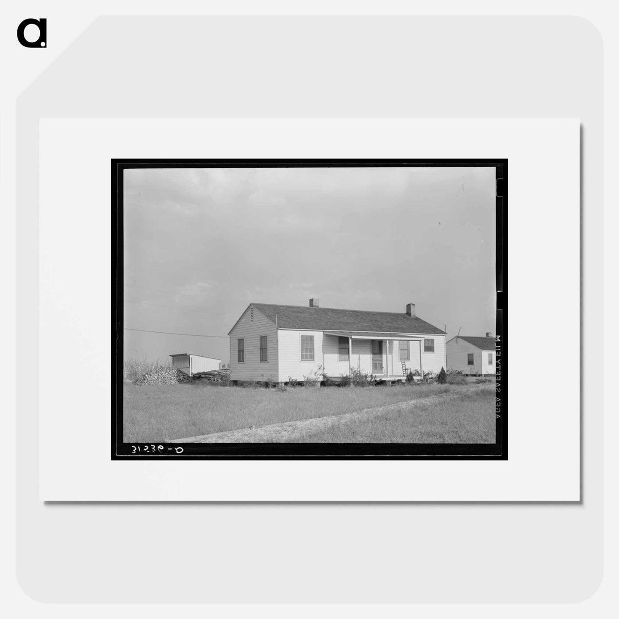 アートポスター-Types of House, Lake Dick Project, Arkansas
 - ラッセル リー Poster.