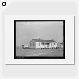 アートポスター-Types of House, Lake Dick Project, Arkansas
 - ラッセル リー Poster.