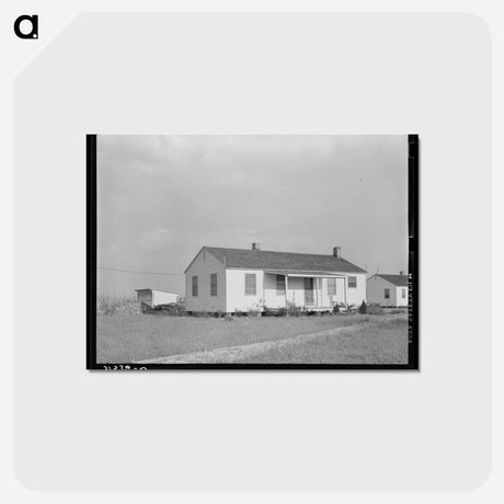 アートポストカード-Types of House, Lake Dick Project, Arkansas
 - ラッセル リー Postcard.