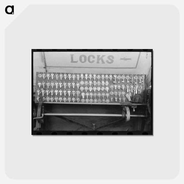 アートポストカード-Keys of Itinerant Locksmith, Saint Johns, Arizona
 - ラッセル リー Postcard.