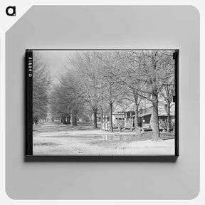 アートパネル-Main Street, Jerome, Arkansas
 - ラッセル リー Canvas.