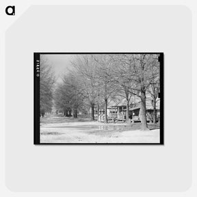 アートポストカード-Main Street, Jerome, Arkansas
 - ラッセル リー Postcard.