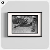 アートポスター-Dehorning a Calf, Spur, Texas
 - ラッセル リー Poster.