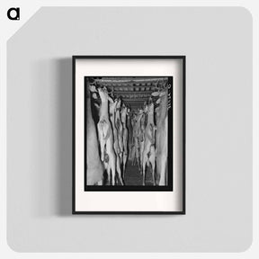 アートポスター-Deer in Cold Storage, Mason, Texas
 - ラッセル リー Poster.