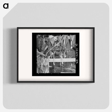 アートポスター-Police Dog Drowned in Flood, Indiana
 - ラッセル リー Poster.