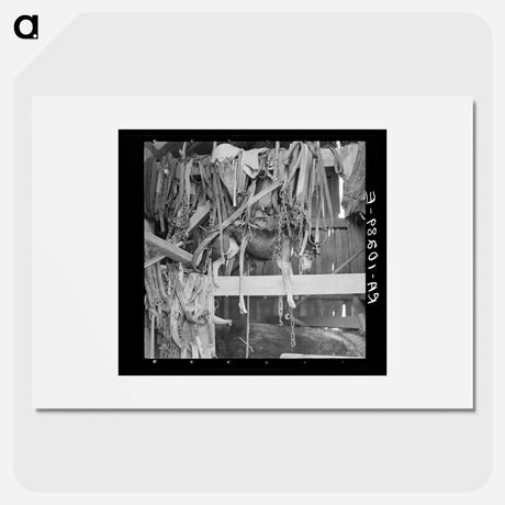 アートポスター-Police Dog Drowned in Flood, Indiana
 - ラッセル リー Poster.