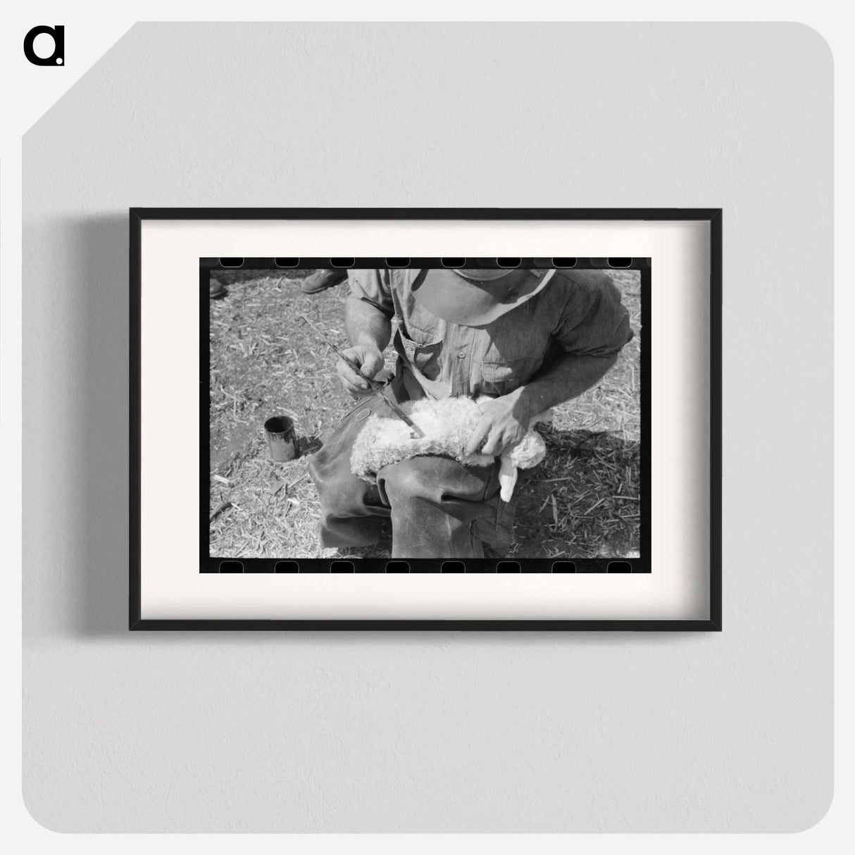 アートポスター-Kimble County Ranch Scene
 - ラッセル リー Poster.