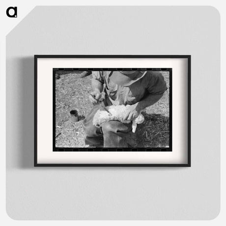 アートポスター-Kimble County Ranch Scene
 - ラッセル リー Poster.