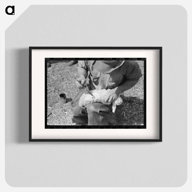 アートポスター-Kimble County Ranch Scene
 - ラッセル リー Poster.