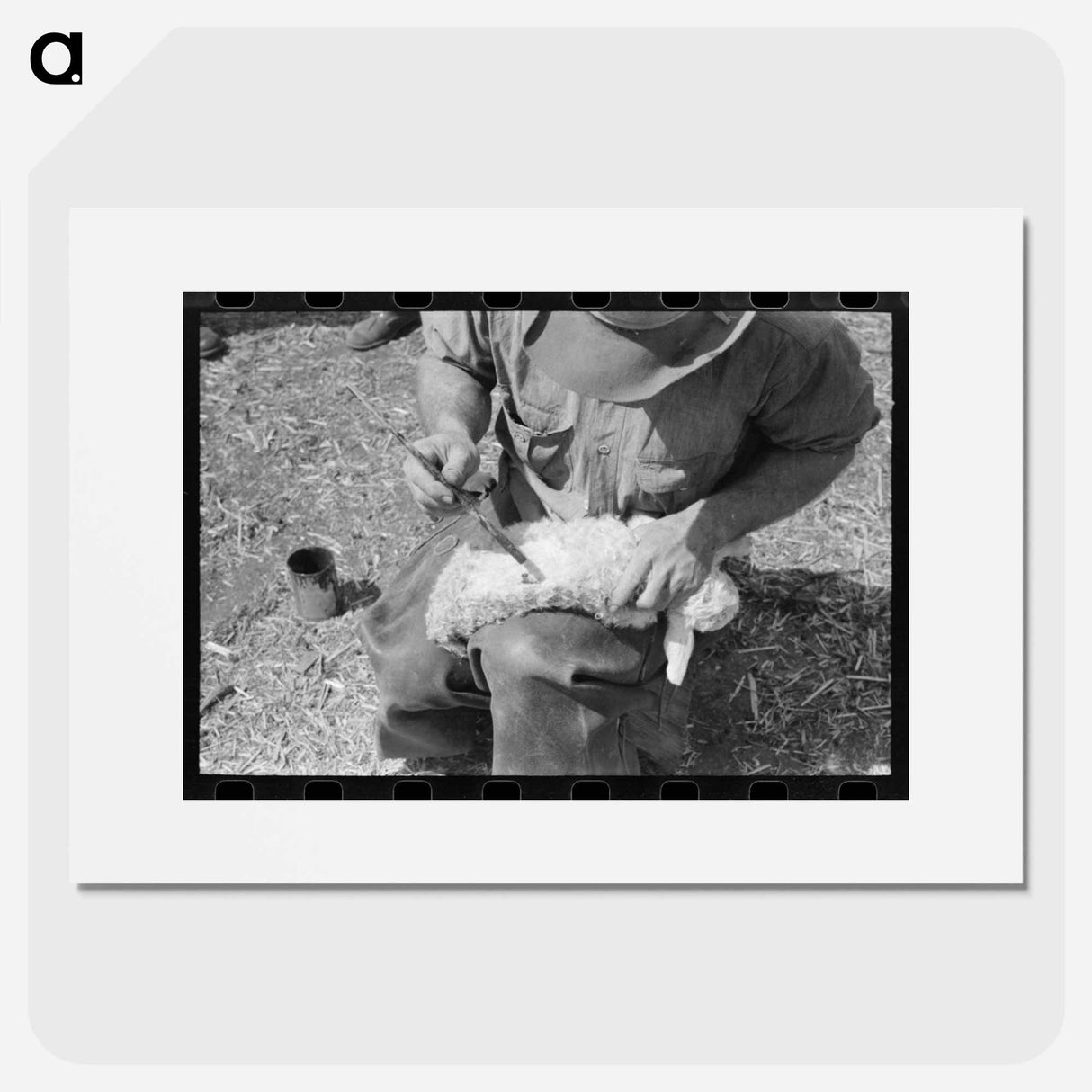 アートポスター-Kimble County Ranch Scene
 - ラッセル リー Poster.