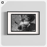 アートポスター-Kimble County Ranch Kid Identification
 - ラッセル リー Poster.