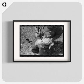 アートポスター-Kimble County Ranch Kid Identification
 - ラッセル リー Poster.