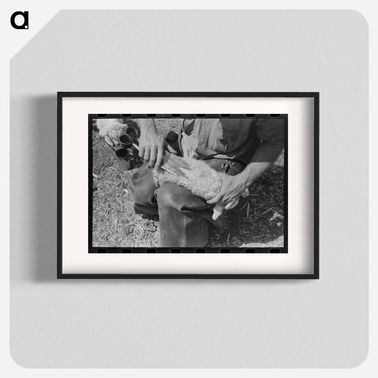 アートポスター-Kimble County Ranch: Newborn Identification
 - ラッセル リー Poster.