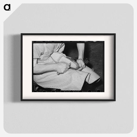 アートポスター-Cowboy Bootmaking Shop, Alpine, Texas
 - ラッセル リー Poster.