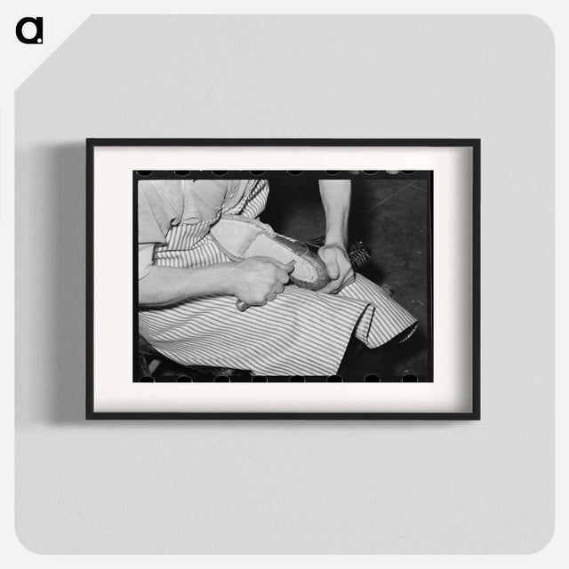 アートポスター-Cowboy Bootmaking Shop, Alpine, Texas
 - ラッセル リー Poster.