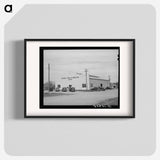 アートポスター-Warehouse of the Kimble County Wool and Mohair Company, Junction, Texas
 - ラッセル リー Poster.