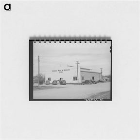 アートメモ帳-Warehouse of the Kimble County Wool and Mohair Company, Junction, Texas
 - ラッセル リー Memo.