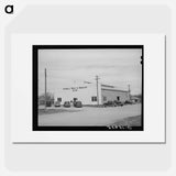 アートポスター-Warehouse of the Kimble County Wool and Mohair Company, Junction, Texas
 - ラッセル リー Poster.