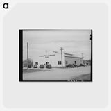 アートポストカード-Warehouse of the Kimble County Wool and Mohair Company, Junction, Texas
 - ラッセル リー Postcard.