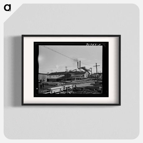 アートポスター-Sawmill, Tillamook, Oregon
 - ラッセル リー Poster.