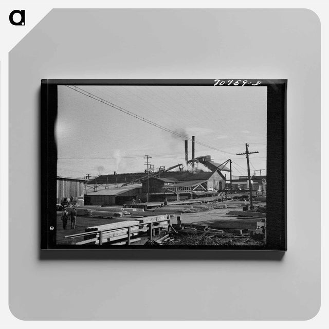 アートパネル-Sawmill, Tillamook, Oregon
 - ラッセル リー Canvas.