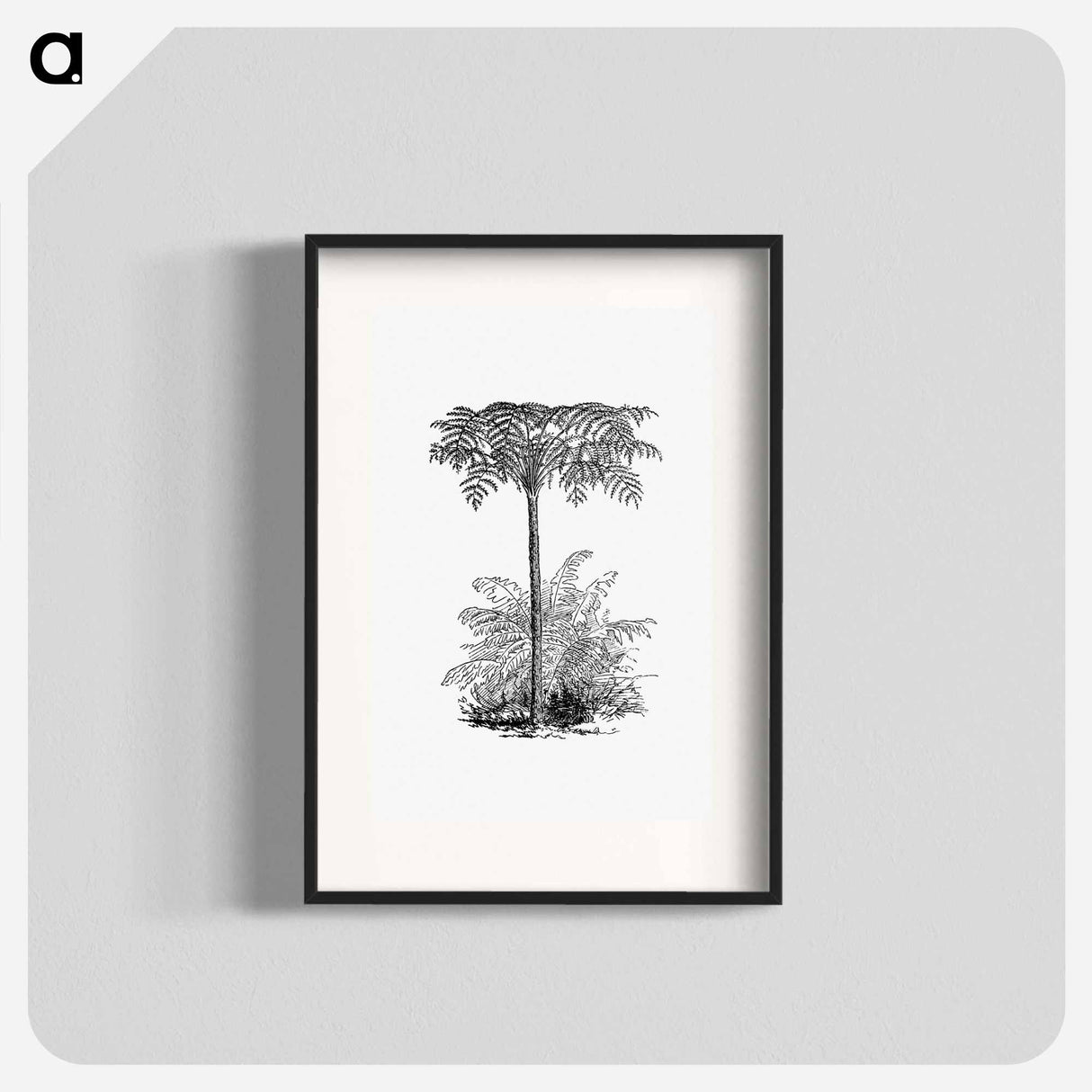 アートポスター-Reinforced Tree Fern
 - 大英図書館 Poster.