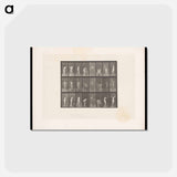 アートポストカード-Hay Raking Woman
 - エドワード マイブリッジ Postcard.