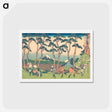 アートポストカード-Hokusai's Hodogaya on the Tōkaidō - 葛飾 北斎 Postcard.