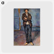 アートポストカード-Peasant Standing with Arms Crossed
 - バーンズ・コレクション Postcard.