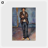 アートポストカード-Peasant Standing with Arms Crossed
 - バーンズ・コレクション Postcard.