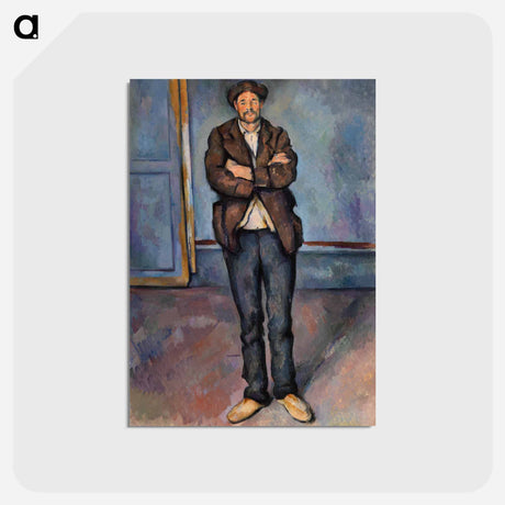 アートポストカード-Peasant Standing with Arms Crossed
 - バーンズ・コレクション Postcard.