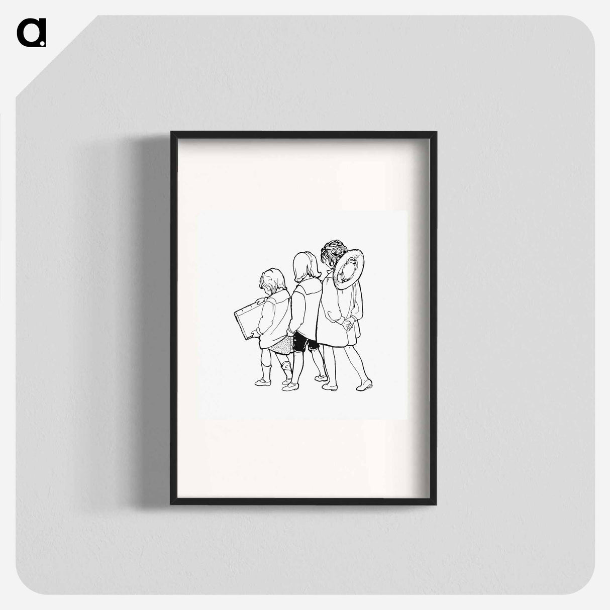 アートポスター-Children Backside From Verses For Grannies
 - 大英図書館 Poster.