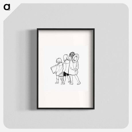 アートポスター-Children Backside From Verses For Grannies
 - 大英図書館 Poster.