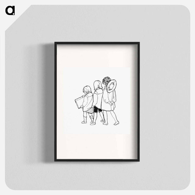 アートポスター-Children Backside From Verses For Grannies
 - 大英図書館 Poster.