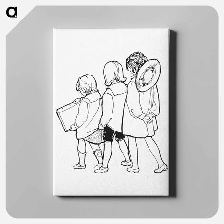 アートパネル-Children Backside From Verses For Grannies
 - 大英図書館 Canvas.