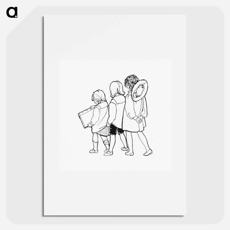 アートポスター-Children Backside From Verses For Grannies
 - 大英図書館 Poster.
